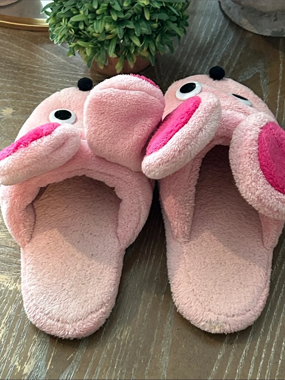 The Christmas Story Pink Nightmare Bunny Slippers Size Medium